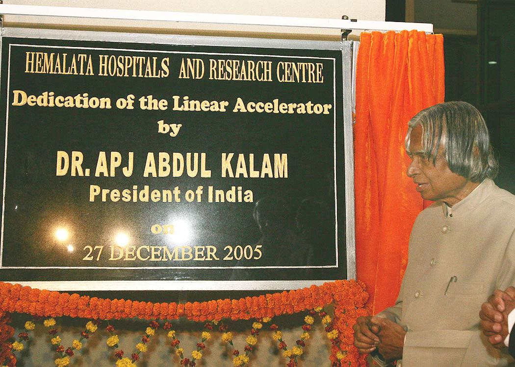 Address During The Dedication Of The Linear Acceleator In Hemlata Hospital, Orissa1