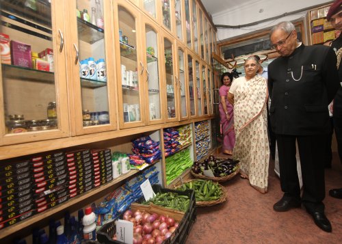 President Inaugurates Renovated Shopping Complex In Rashtrapati Bhavan