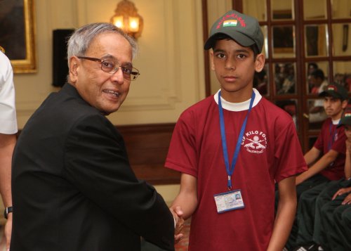 Students From Jammu & Kashmir Call On The President