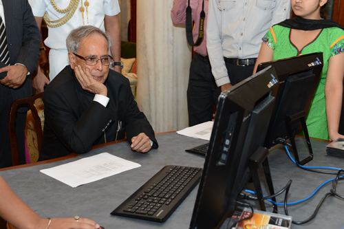 President Of India Inaugurates An Audio-visual Section In Library Of The Rashtrapati Bhavan