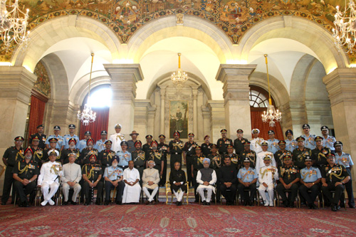 President Of India Presents Gallantry Awards