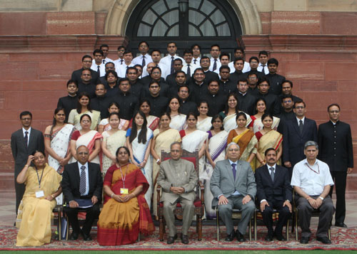 Railway Probationers Call On The President