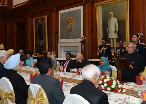 Speech by the President of India, Shri Pranab Mukherjee at the Banquet in Honour of the President of the Republic of Maldives, H.E. Mr. Abdulla Yameen Abdul Gayoom