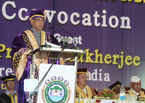 Speech by the President of India, Shri Pranab Mukherjee at the First Convocation of Indira Gandhi National Tribal University