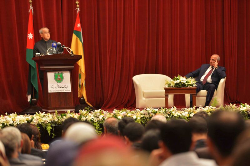 Speech By The President Of India, Shri Pranab Mukherjee At The Conferment Of Honorary Doctorate By The University Of Jordan