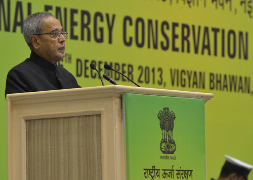 Speech by the President of India, Shri Pranab Mukherjee at the Presentation of the National Energy Conservation Awards on the Occassion of National Energy Conservation Day 2013