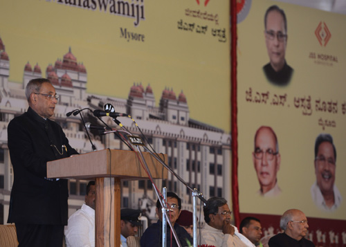 Speech by the President of India, Shri Pranab Mukherjee at the Inauguration of New Building JSS Hospital